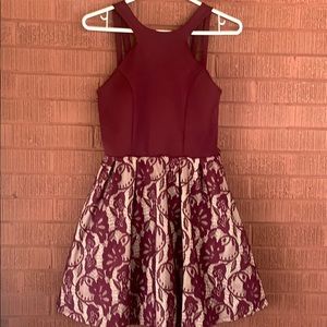 Crystal Doll Maroon dress